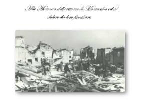 FEDERAZIONE DI PESARO E URBINO, SEZIONE DI MONTELABBATE CERIMONIA DI COMMEMORAZIONE DELL’ 80° ANNIVERSARIO DELLO SCOPPIO DI MONTECCHIO. 21 GENNAIO 1944 -21 GENNAIO 2024